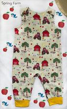 Load image into Gallery viewer, Spring Farm Yard Romper