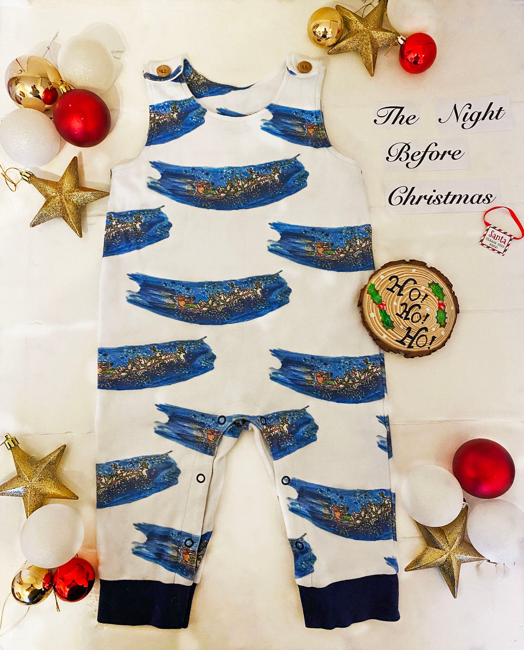 The Night Before Christmas Romper